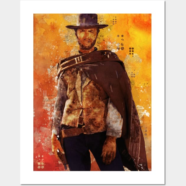 Clint Eastwood Wall Art by Durro